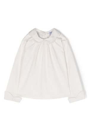 Ivory white organic cotton blouse DONSJE KIDS | 407120000006